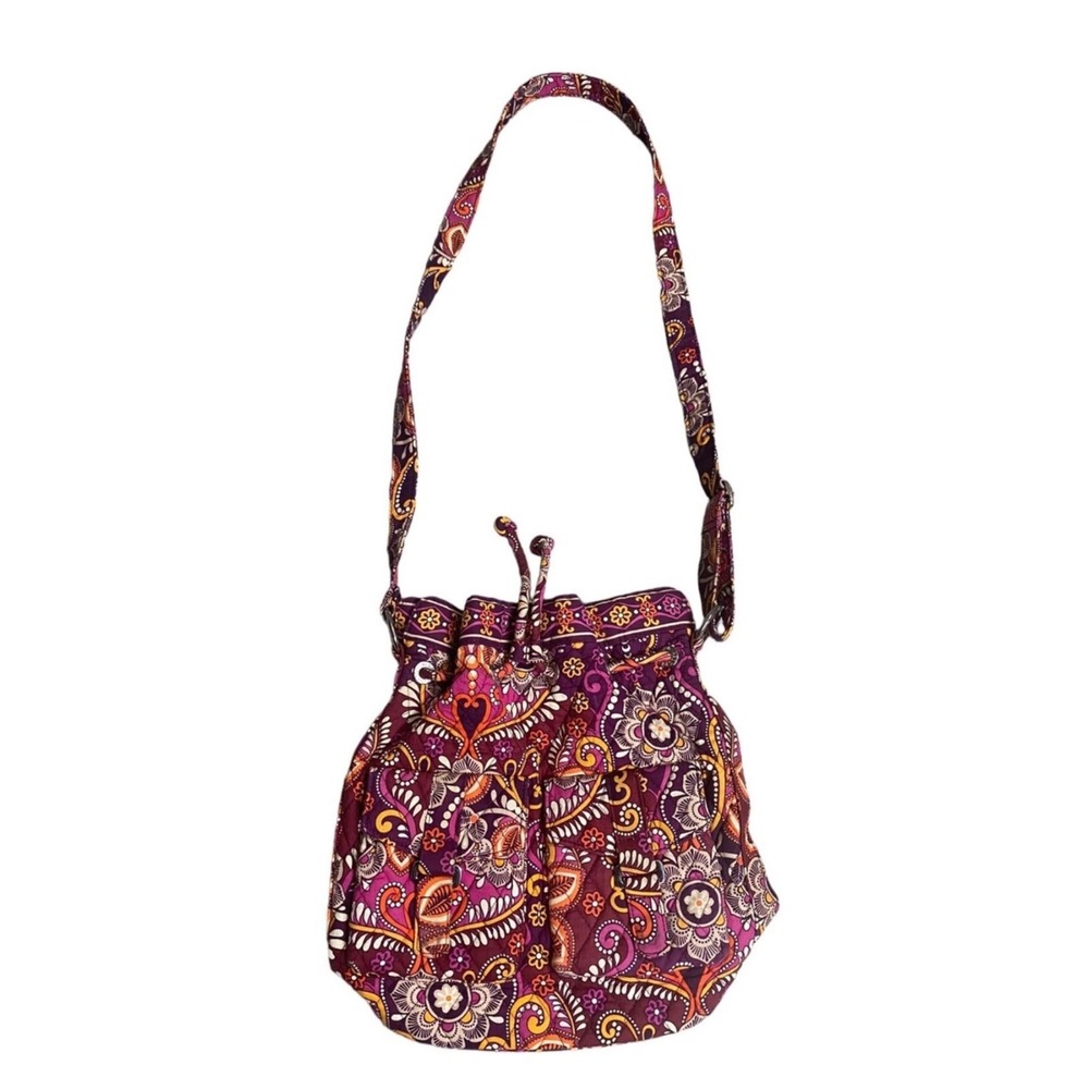 Vintage - Vera Bradley Safari Sunset Crossbody‎ Drawstring Bag
